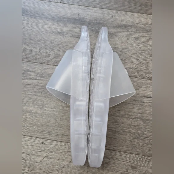 Coach Ulyssa Rubber Slide Clear Size 8 Coastal Nautical Vaca Casual Streetwear - Picture 12 of 15